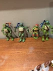 Lot Of 4 Vintage teenage mutant ninja turtles figures lot 2002 🔥‼️