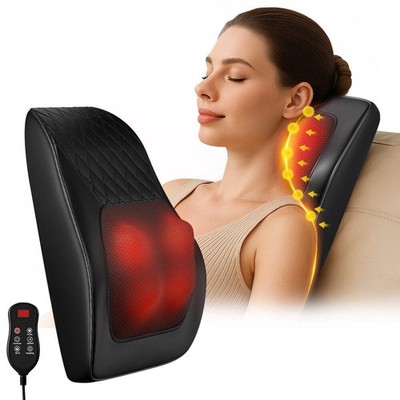 Shiatsu 3D Massage Pillow For Neck, Back & Shoulders Electric Massage Cushion Wi