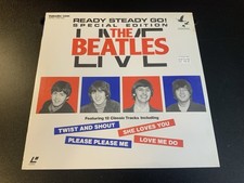 Vintage LaserDisc Beatles Live 1964 Ready Steady Go Special Edition JAPAN NEW