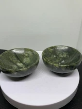 Serpentine Jade  Small Bowl / Trinket - Crystal Stone