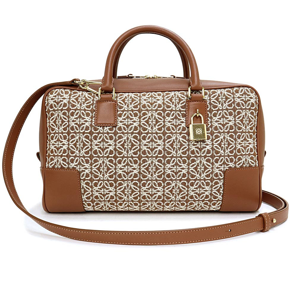 LOEWE Amazona 28 shoulder handbag jacquard A039N08X02 #366 LOEWE Amazona 28 shoulder handbag jacquard A039N08X02 #366