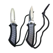 420SS Scuba Diving Boating Low Volume Blunt Tip BCD Knife BC Point Knife