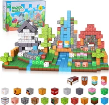 150PCS Magnetic Building Blocks, 1 Inch Magnetic Cubes for Kids Ages 3-8, STEM M
