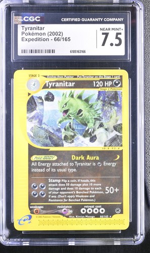 Tyranitar graded CGC 7.5 for sale on eBay