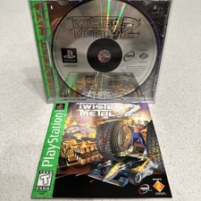 Twisted Metal 2 Sony PlayStation 1 PS1 Greatest Hits Game & Manual