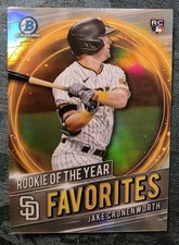Jake Cronenworth - 2021 Bowman Chrome Rookie of The Year Favorites #RRY-JC Padre