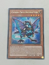 Yu-Gi-Oh Einzelkarte Cipher-Zwillingsraptor bespielt