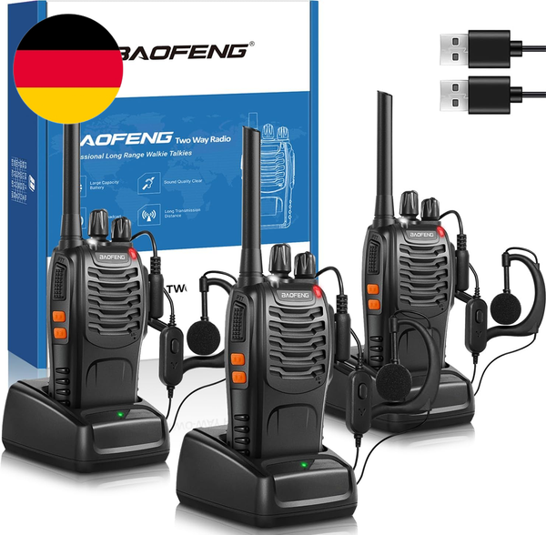 Professionelle Walkie-Talkies FüR Erwachsene Mit GroßEr Reichweite, Wiederauflad-image