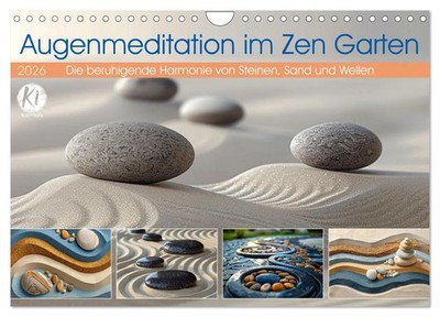 Kerstin Waurick | Augenmeditation im Zen Garten (Wandkalender 2026 DIN A4...
