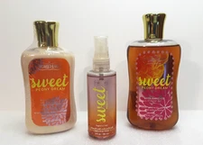 Bath Body Works Sweet Peony Dream Shower Gel Fragrance Mist 3oz & SEALED Lotion