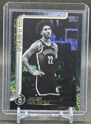 2025-26 Topps Black Friday Target Exclusive Jalen Wilson Flash Drop /50 SSP