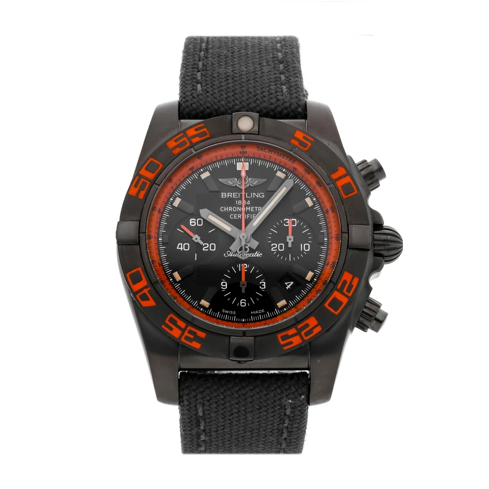 Breitling Chronomat 44 Raven Blacksteel Automatic 44mm Watch MB0111C2/BD07