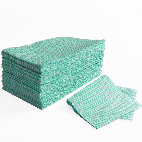 Green Handi Wipes Disposable Dish Cloths Heavy Duty Kitchen Towels Reusable Clea
