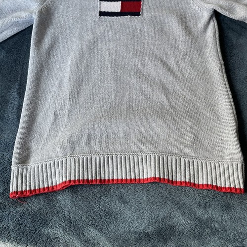 Tommy Hilfiger Vintage Youth Long Sleeve Crew Neck Sweater Large - Picture 4 of 13