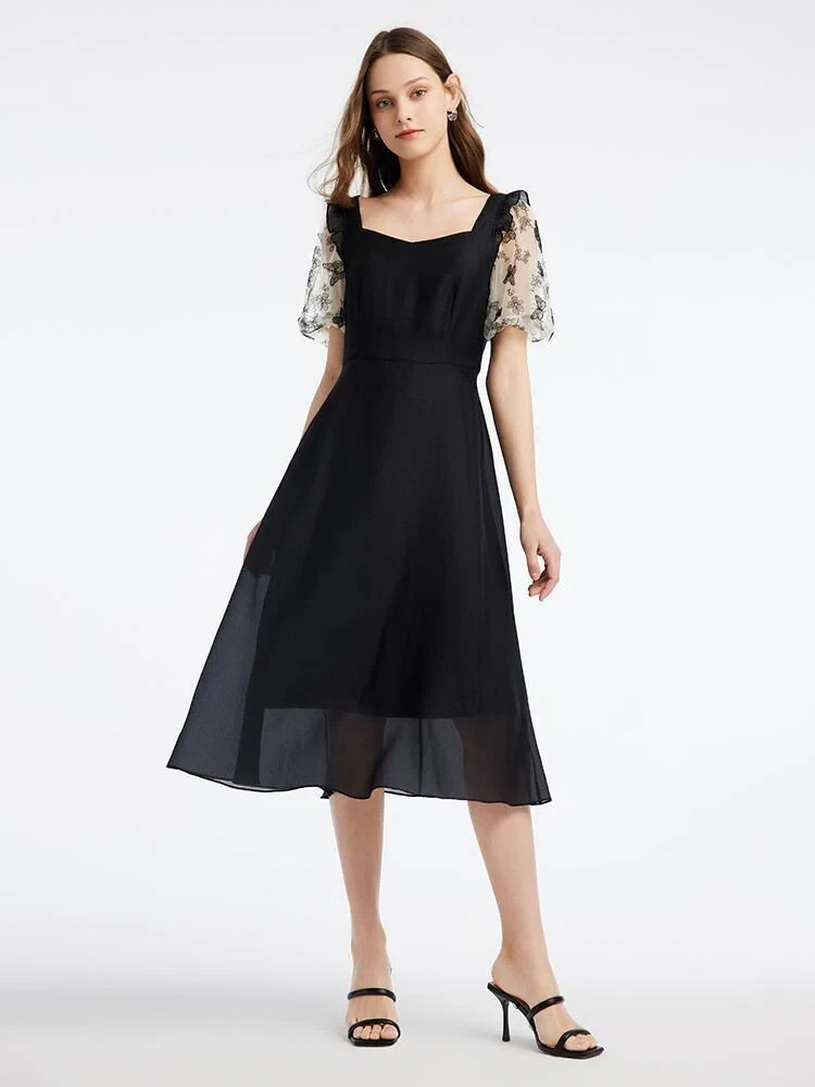 spider web mesh dress Cobweb Midi Dress