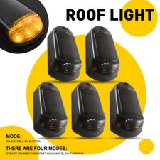 5pcs Solar Powered Cab Lights Roof LED Lights...