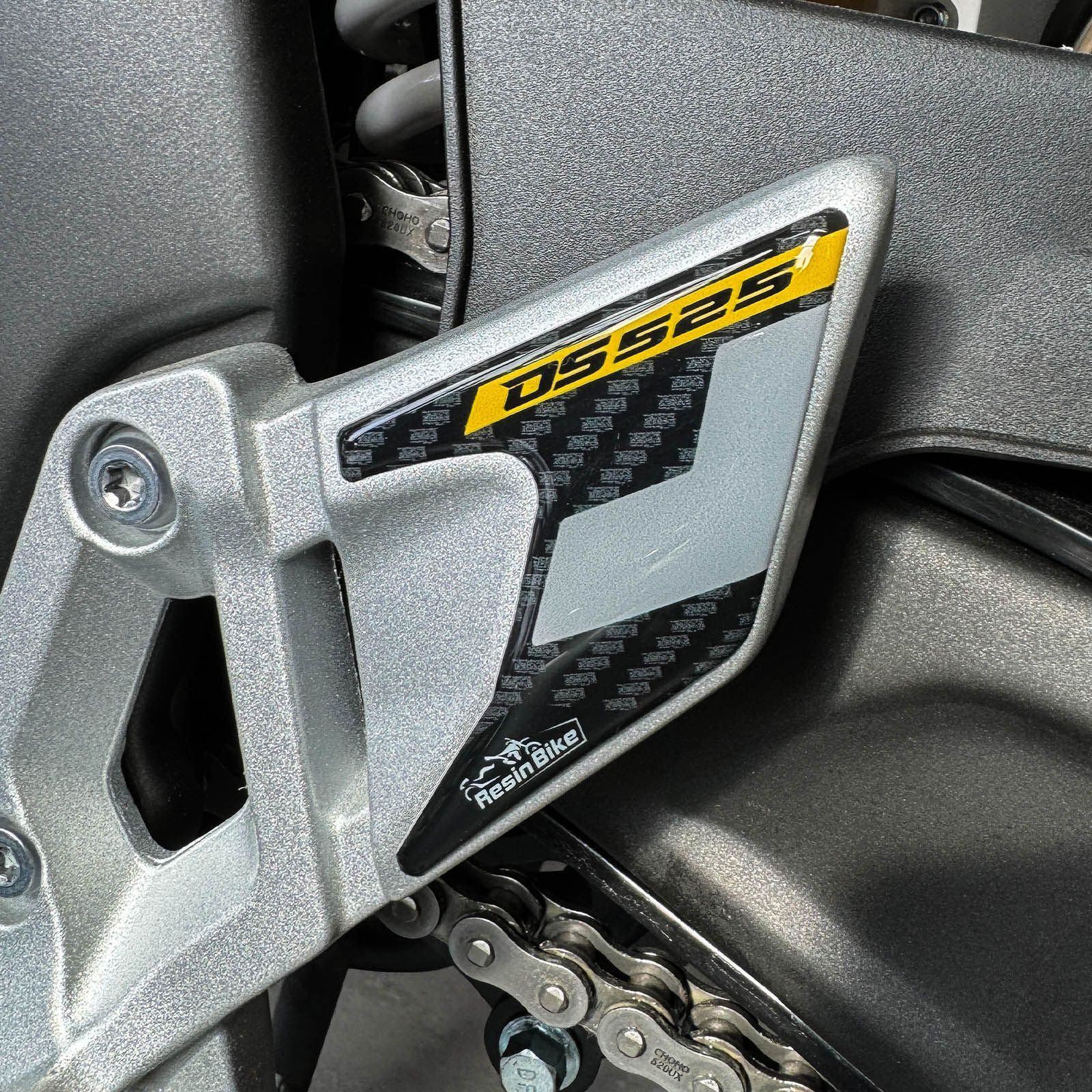 Adesivi 3d moto Protezioni Battitacco compatibili Voge Valico 525 DSX 2023 2024