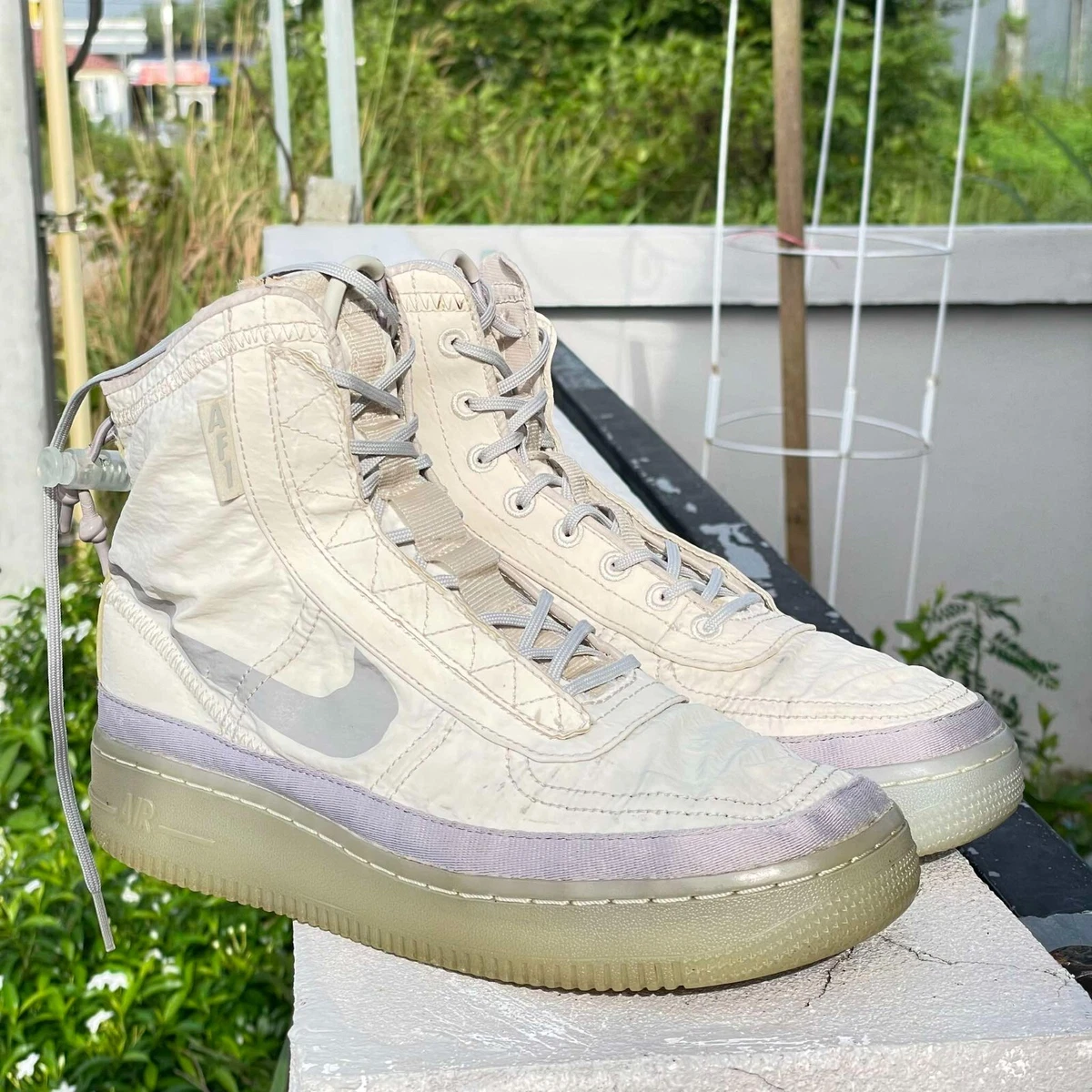 Nike Air Force 1 Shell High Sail W for sale | eBay