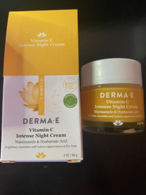 Derma E Vitamin C Intensive Night Cream ~ New In Box