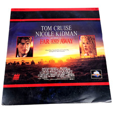Far and Away Laserdisc Deluxe Letterbox Film 2 Tom Cruise Nicole Kidman Movie