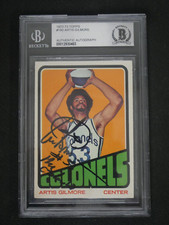 ARTIS GILMORE 1972-73 TOPPS BASKETBALL #180 SIGNED - BAS AUTHENTIC AUTO COLONELS