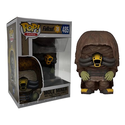 Funko POP! Games Fallout 76 Mole Miner #485 Vinyl Toy Figure 2019 Bethesda *READ