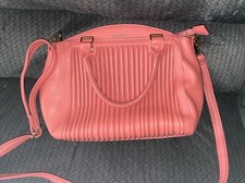 Tom & Eva Coral Bag Beautiful Handles Or Strap Zipper Pockets