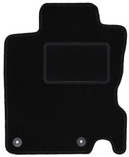 Fahrermatte Automatte Velours Schwarz für Nissan Qashqai II J11 2013-