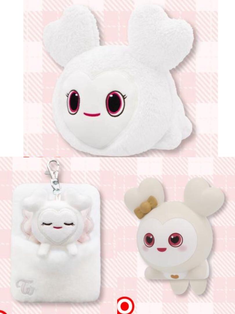TWICE LOVELYS DAVELY DAHYUN Big Plush Reel Pass Case Noodle