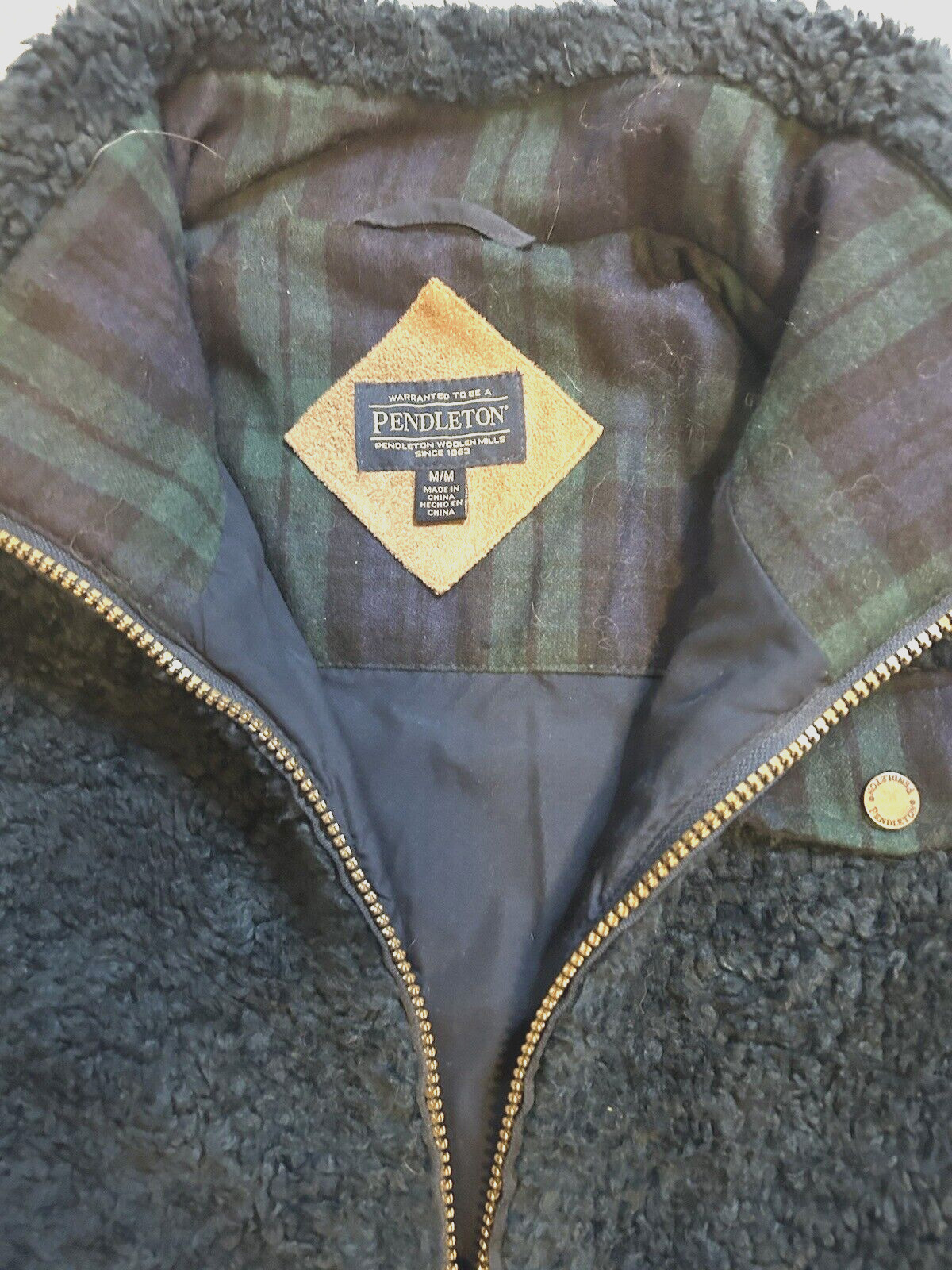 Pendleton Women’s Medium - Jacket Fleece - Sherpa… - image 5