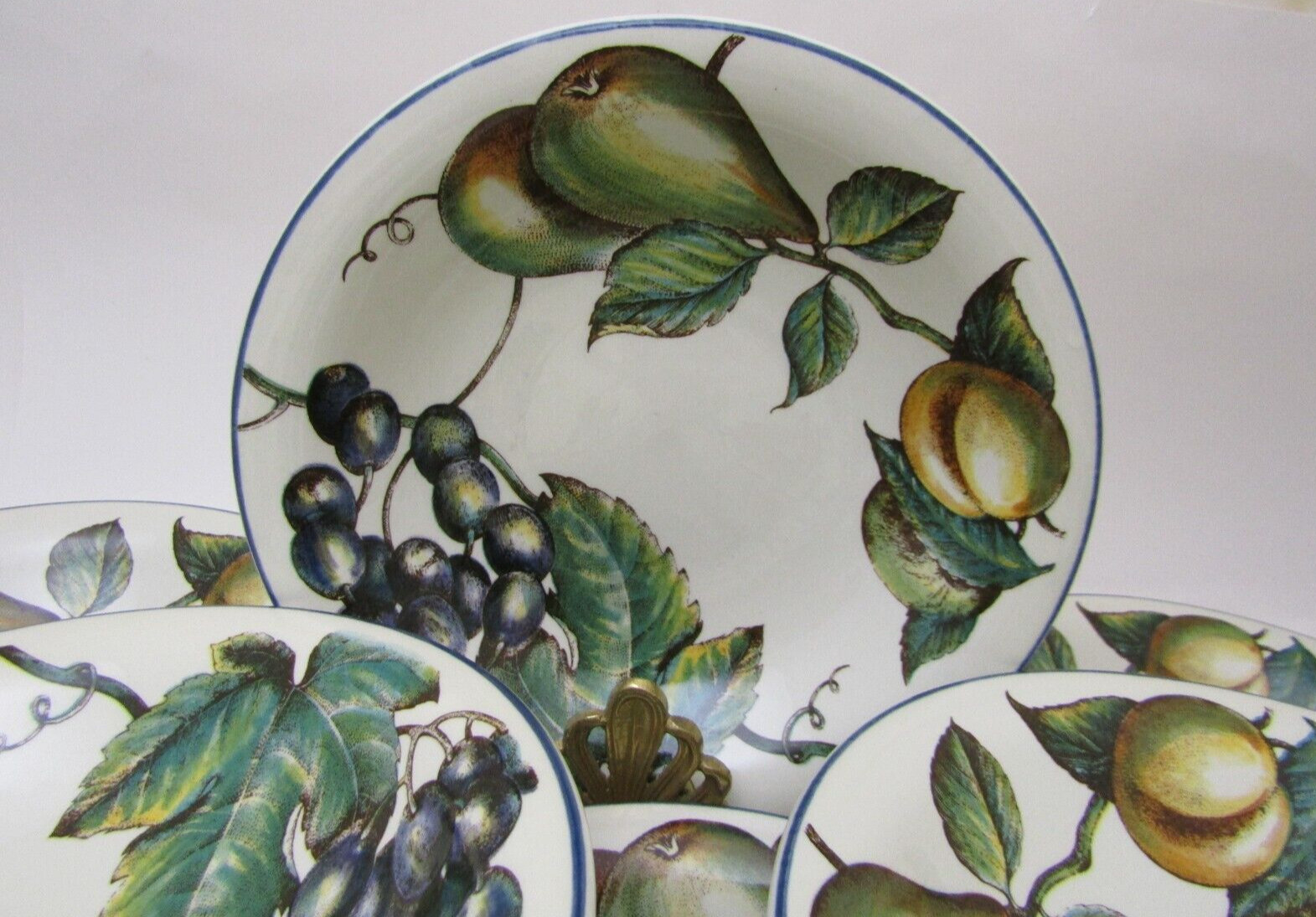 10 Pier 1 England Angleterre Macintosh Coupe Soup Bowl Fruit Paste Bowls 8.5"