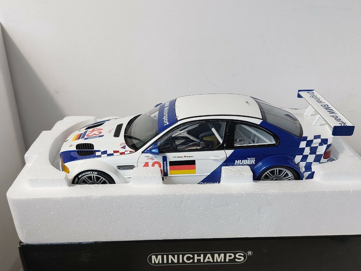 Minichamps BMW M3 GTR ELMS Jarama 2001 Winners Ekblom/D Minichamps BMW M3 GTR ELMS Jarama 2001 Winners Ekblom/D