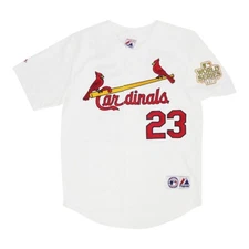 David Freese St. Louis Cardinals 2011 World Series Home White Jersey Men's S-3XL