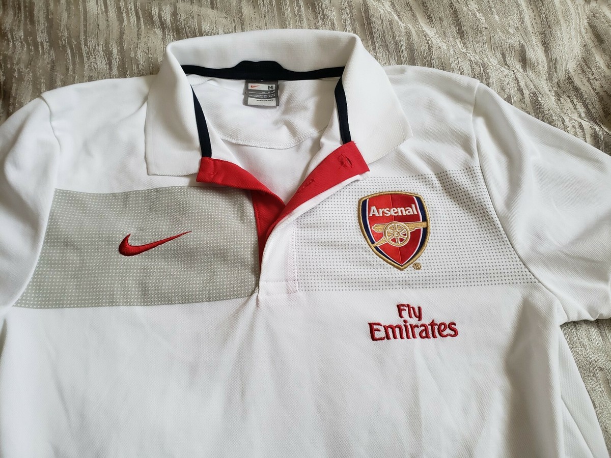 【正規 90s NIKE arsenal training polo】 Vintage Nike Arsenal Football Shirt Soccer Polo Gunners