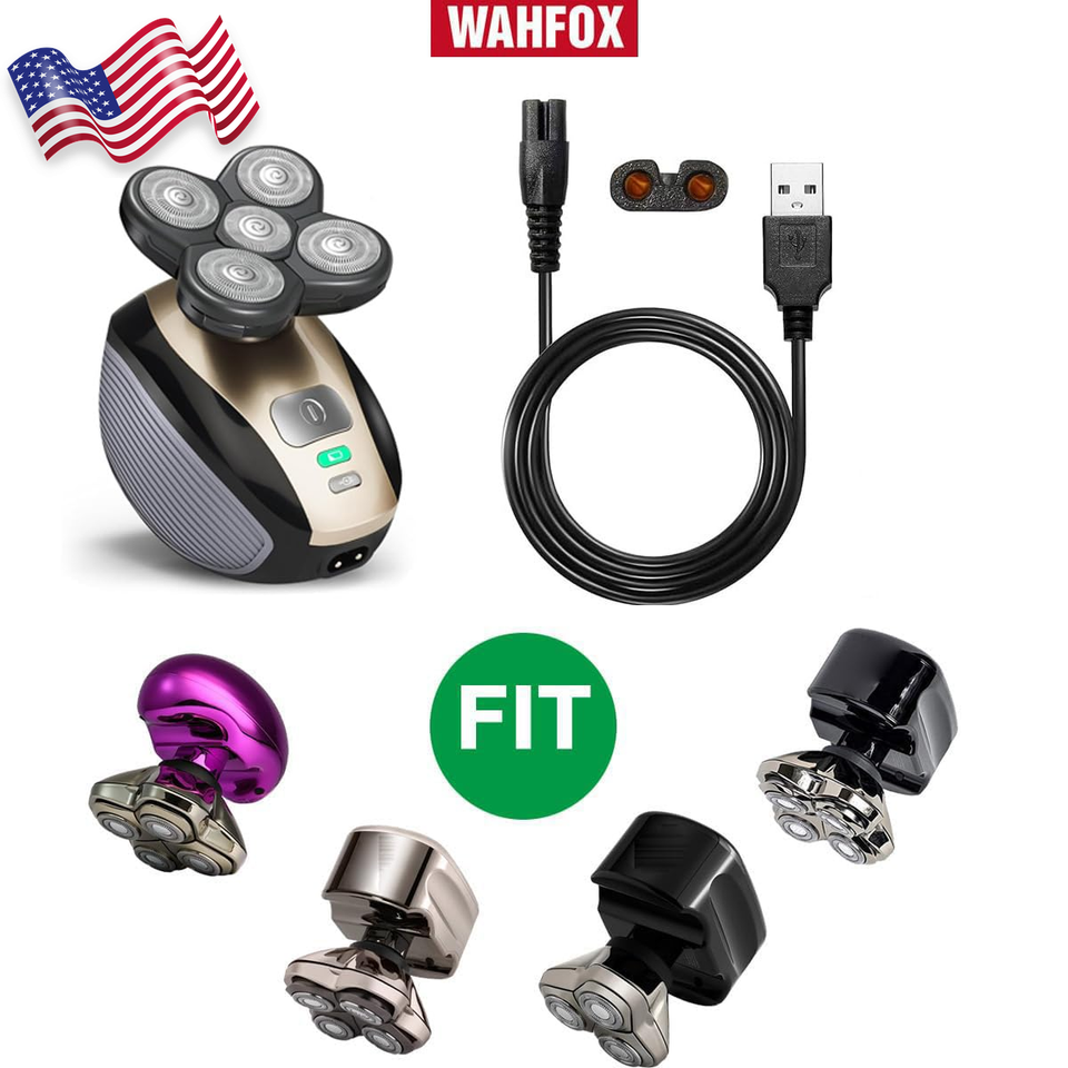 Head Shaver Charger Cord For Freedom Grooming Freebird Skull Shaver