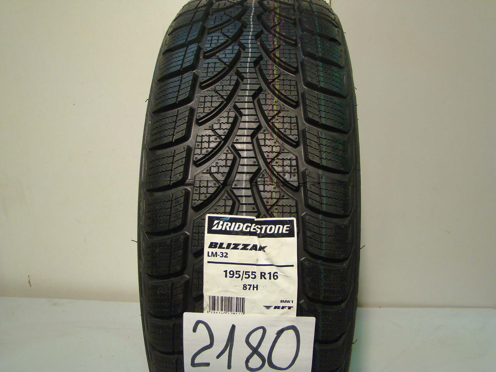 1 x Winterreifen Bridgestone Blizzak LM-32 RFT 195/55 R16, 87H,RSC*,M+S ...