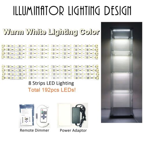 formeel camera tack Strips Light LED Lighting Kits for IKEA DETOLF 8 strips Warm White (not  cabinet) | eBay