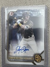 2022 1st Bowman Auto PPA-LD Lucas Dunn San Diego Padres Autograph