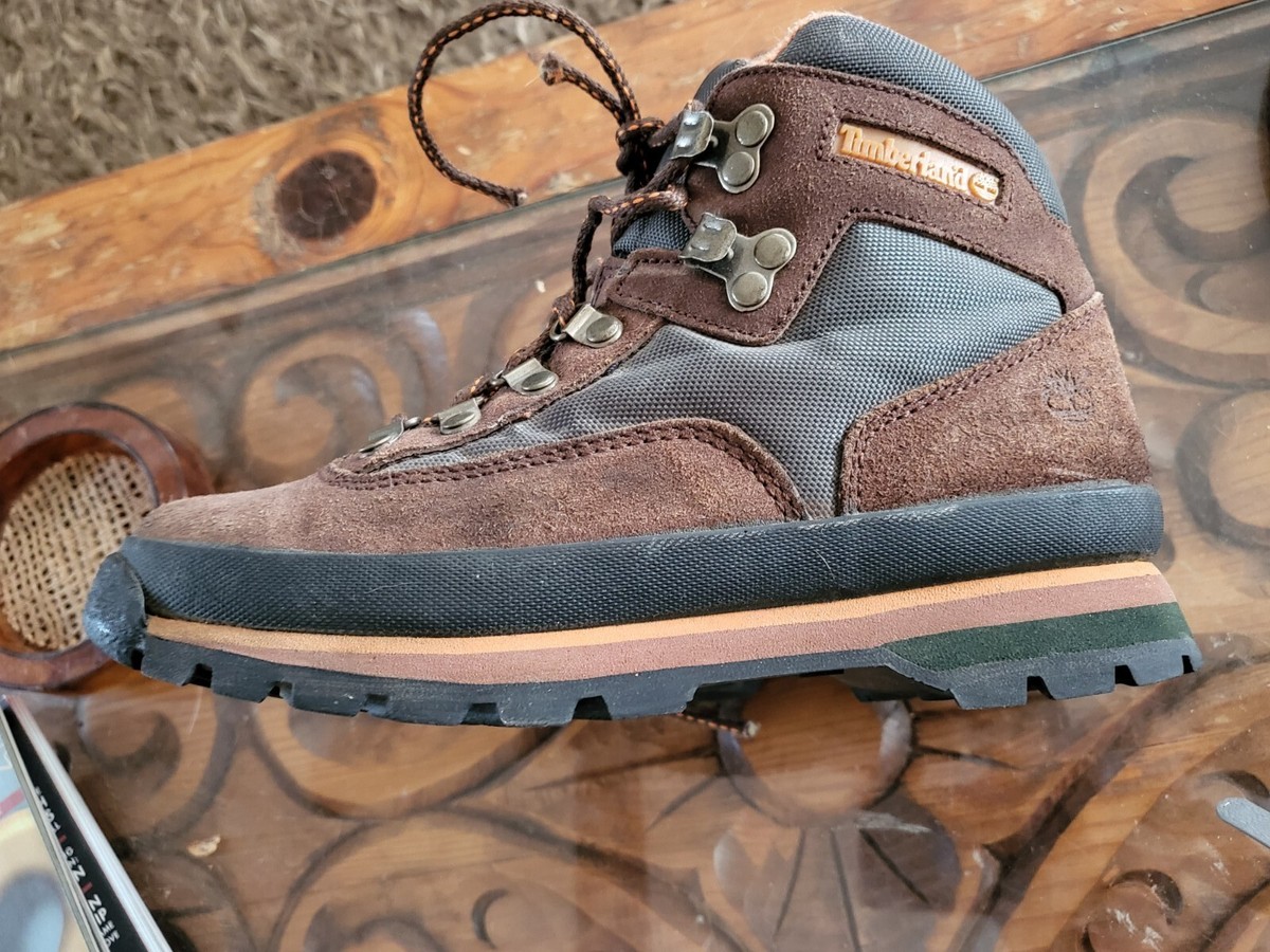 Timberland Hiking Boots Men 6.5 M Classic Brown/Olive Lace 