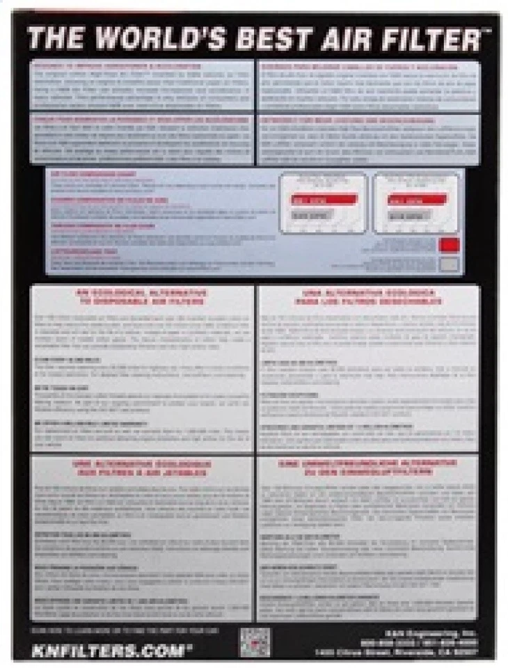 For K&N Replacement Air Filter VOLVO S80 4.4L, V8; 2007 - Image 4 of 4