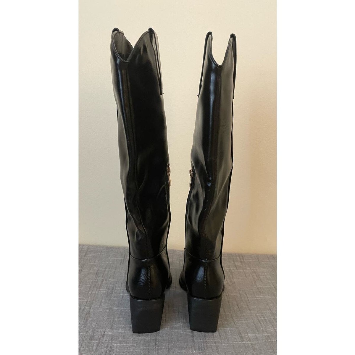 TORGEIS New York Womens Size 7 Arizona Knee High Faux Leather Black Boots New TORGEIS New York Womens Size 7 Arizona Knee High Faux  main image 4