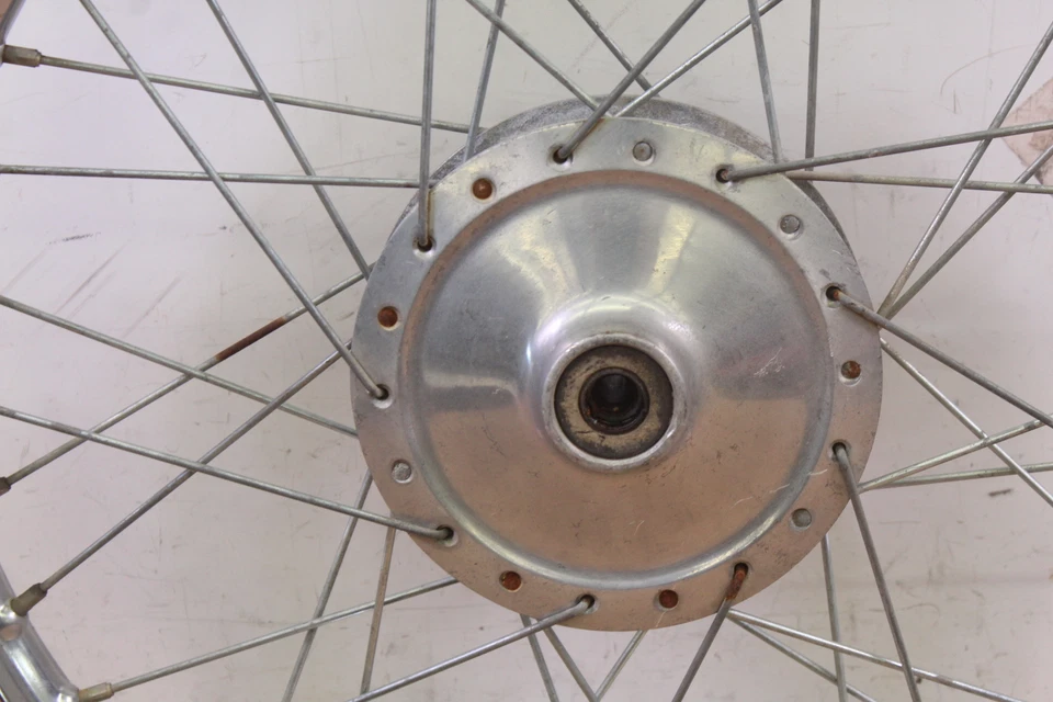 1971 年 YAMAHA HT1 前轮圈轮毂 18 x 1.40 — 第 2/4 张图片