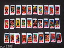 GARBAGE PAIL KIDS  ANS1 GUM WRAPPER INSERT SET OF 60 GUM WRAPPERS 30A/B 1ST