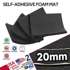 Adhesive Neoprene Rubber Sheet Sponge Foam Pad for Craft 20mm Thcikness US
