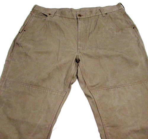 Pantalones de Trabajo Lakin McKey Para Hombre 44x30 Tostado Pato Lona Carpintero Doble Rodilla Relajados - Imagen 5 de 10