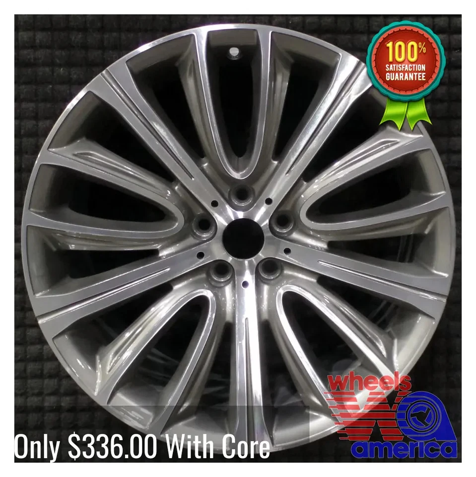 Wheel Rim BMW 640i xDrive 740Le 740e 740i 745e 750i 760i M760i Rear OE 86288 Foto 2 de 4