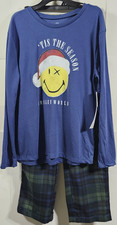 Boys Smiley World Pajama Set Shirt Pants Size XLarge New With Tags