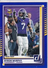 2025 Donruss #137 Byron Murphy Press Proofs Blue