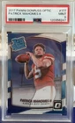 2017 Donruss Optic - Rated Rookie Patrick Mahomes II #177 (RC) PSA 9