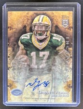 2014 Topps Inception Davante Adams Auto RC #30 Packers Rookie